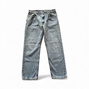 Vintage Levi's 505 Jeans 36 X 30 90s Blue Straight Light Wash Denim Cotton